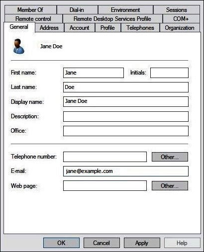 Enter an email address.