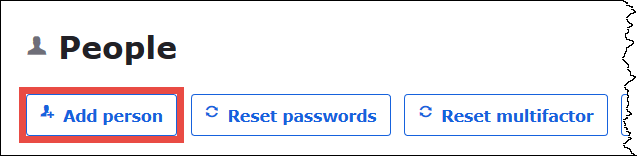 Choose Add Person.