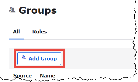 Choose Add Group.