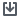 Icon representing the action to download content, showing an arrow pointing downwards.