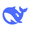 DeepSeek logo.