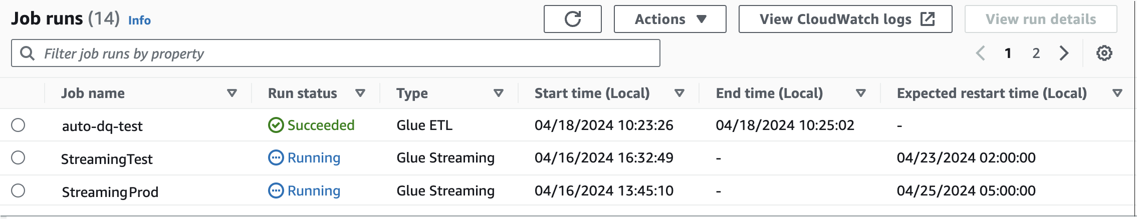 Specifying a maintenance window in AWS Glue Studio