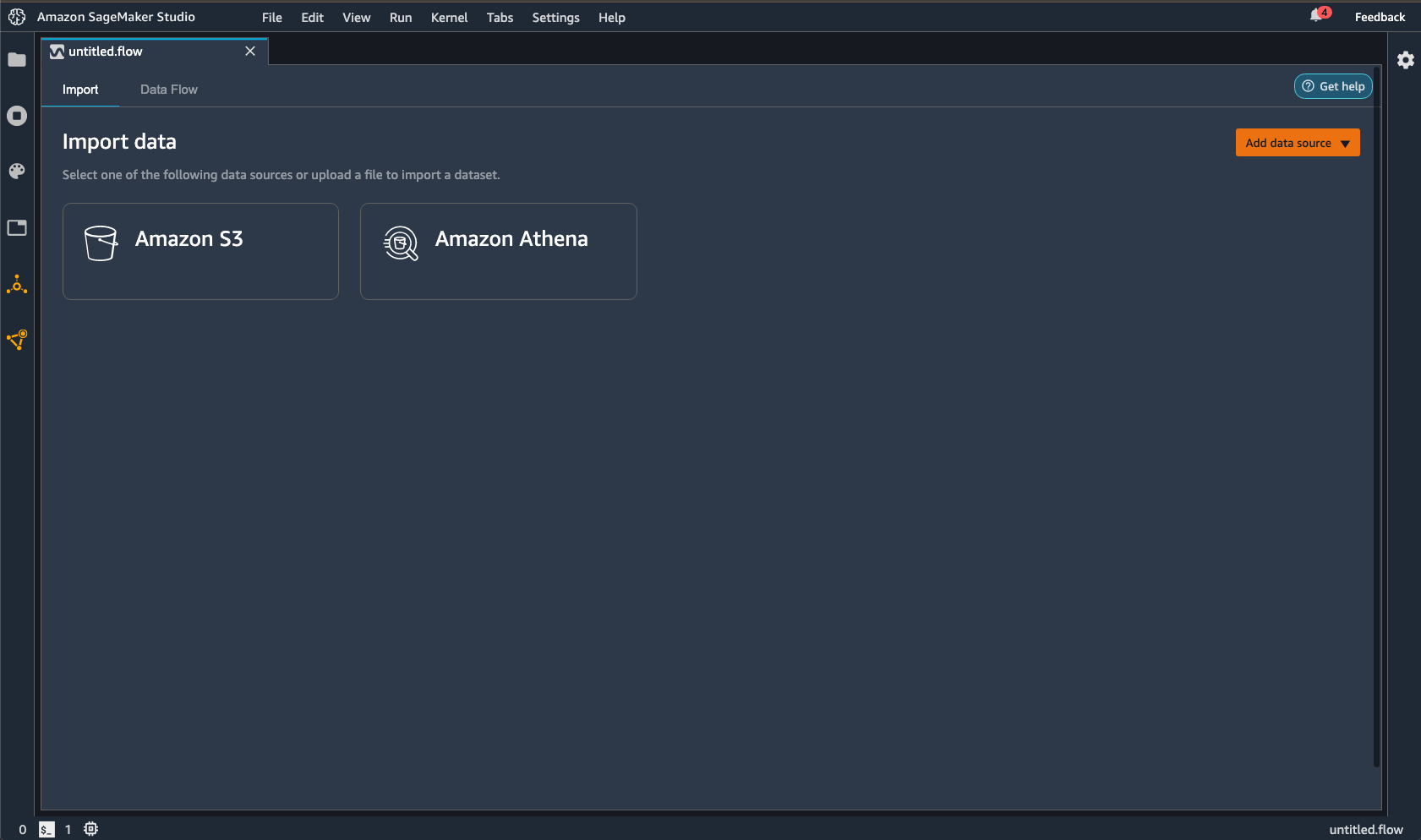 The location of the Data Wrangler help form in the Data Wrangler console.