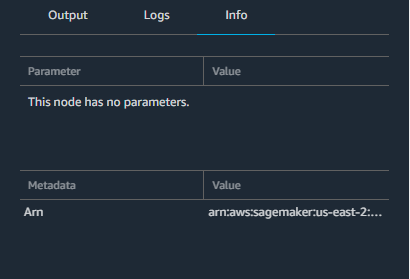 The pipeline step's parameters and metadata.