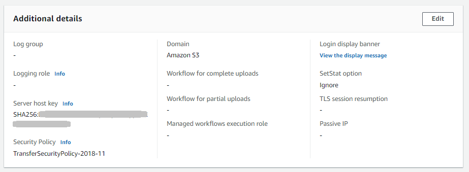 Logging configuration with no logging configured.