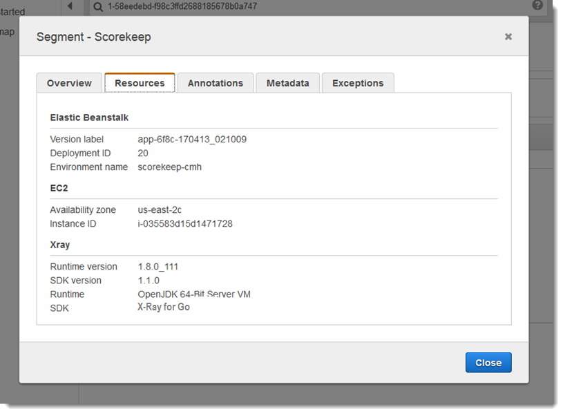 Segment resource data with Amazon EC2 and Elastic Beanstalk plugins.
